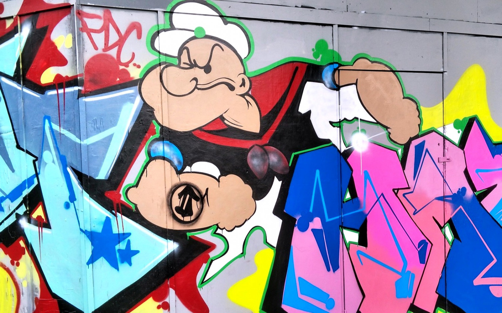 Graffiti Popeye (Richard442 @PixaBay)